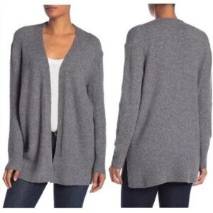 MADEWELL Cozy Walker Cardigan, Gray Merino Wool Alpaca Soft Long Sleeve Boho, XS